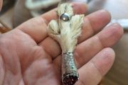 Vintage Irish Claw Brooch