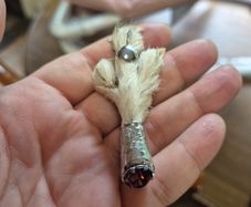 Vintage Irish Claw Brooch