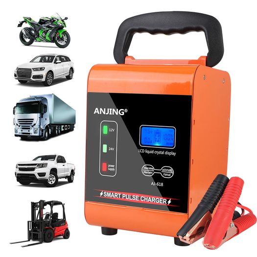 Intelligent 400W Pulse Repair Battery Charging Multifunctional Smart Car Battery Charger For Motorcycle SUV Truck Car Battery