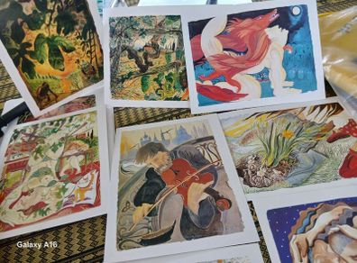 8Assorted cards by Pauline Bewick