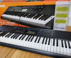Casio CTK-2300 keyboard with stand