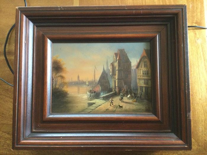 Art - Vintage Oil on Board.