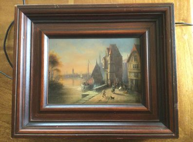 Art - Vintage Oil on Board.