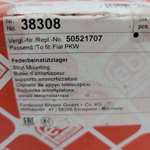 Febi Bilstein 38308 Suspension Strut Support Bearing - Alfa Romeo / Fiat