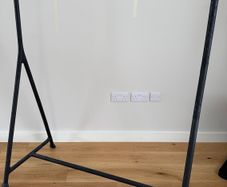 IKEA TURBO Clothes rack, in/outdoor, black