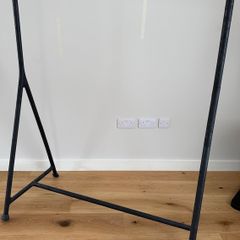 IKEA TURBO Clothes rack, in/outdoor, black