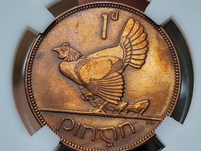 1928 Ireland Proof 1d Freestate Penny,, registered post included Read description