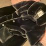 Black fur winter coat Image 2