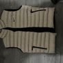 Cream Nike Puffer Vest Gillet - Size M Image 3