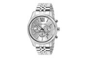 Michael Kors Lexington Mens Watch Silver - Warranty - Free Delivery