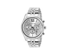 Michael Kors Lexington Mens Watch Silver - Warranty - Free Delivery