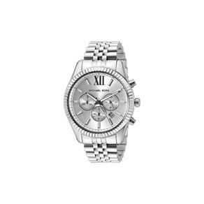 Michael Kors Lexington Mens Watch Silver - Warranty - Free Delivery