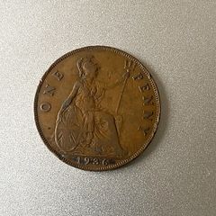 UK Penny, George v. from 1936