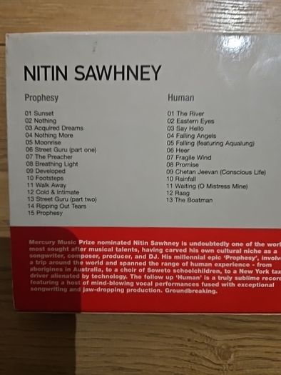 Nitin Sawhney - Prophesy / Human. 2 CD.