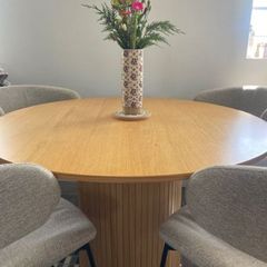 Dining room table and chairs