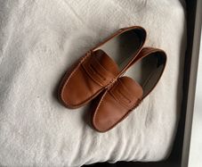 Next Brown Leather Shoes - Size 3