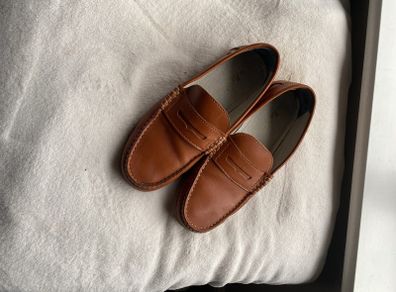 Next Brown Leather Shoes - Size 3