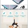 EVOLAND 3M x 1M Inflatable Airtrack Gymnastics Mat Tumbling Mat, 10cm Thick Practice Gymnastics Workout Mat Practice for Home Image 2