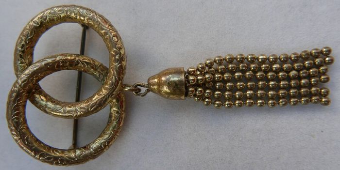 Vintage Gold Tone Brosche