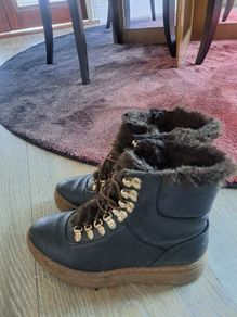 Zara winter ski fur boots uk4.5 37