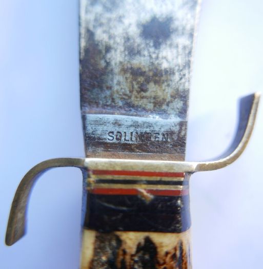 Vintage Solingen Germany Fixed Blade Knife