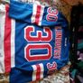 New York Rangers Ice Hockey Name And Numbers Sewn On. Great Condition Size Large Image 5
