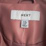 Next  Pink leather  biker jacket .size 10  12 M  New. Image 4