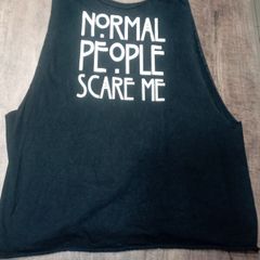 Cropped vintage American horror story t shirt size medium