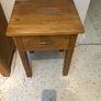 Solid Oak Cabinet and side table Image 6