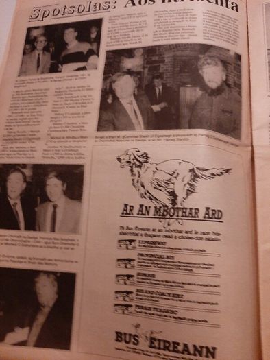 Vintage Gaeilge newspaper 1991