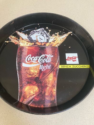 Coca Cola Light Metal Tray 31 cm