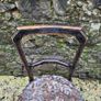 Napoleon 111 pair of ebonised salon chairs Image 5