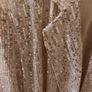 NEW, Asos Petite Champagne Sequin Jersey Wrap Blazer Jacket - Size 10 Image 4