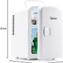NEW SALE | Mini Fridge 4 Litre, 6 Can Portable AC+DC Power Cooler & Warmer, for Bedrooms, Cars, Offices; Skincare, Makeup, Cosmetics, Food Image 6