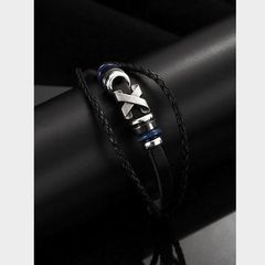Men's Xmen Leather Bracelet