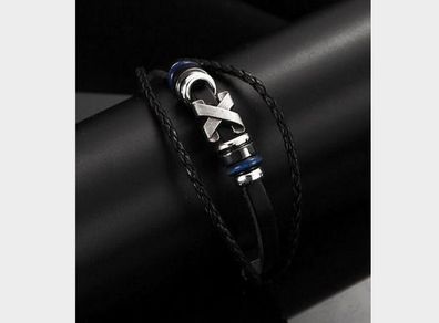 Men's Xmen Leather Bracelet