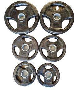 35 Kg Olympic Rubber Plates Pack /Free Shipping