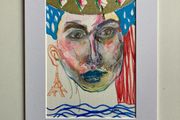 Original Art Figurative art Vive La France Paris Art French Themed Art Original Irish Art