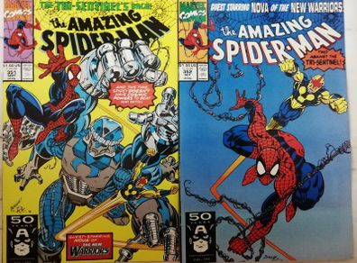 Amazing Spider-Man #351 & 352 Nova & Tri-Sentinel Appearances (1991)
