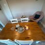 farmhouse style table & 6 dining chairs Image 2