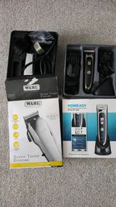 Wahl Super Taper Chrome + Homeasy Cordless Hair Clipper Bundle