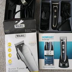 Wahl Super Taper Chrome + Homeasy Cordless Hair Clipper Bundle
