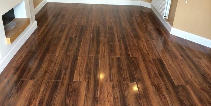 12.3mm piano finish gloss laminated flooring