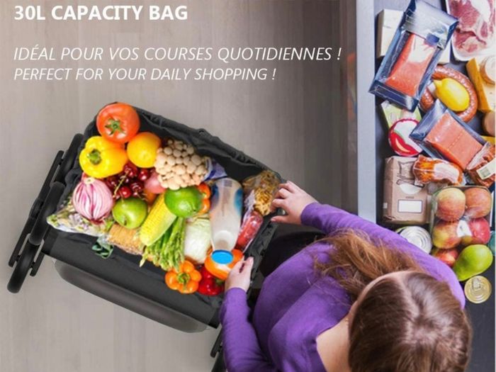 Folding Shopping Trolley on 6 Wheels, Stair Climbing Shopping Cart, Grocery Trolley MULTIPLE COLOURS AVAILABLE (FREE POSTAGE)