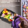 Folding Shopping Trolley on 6 Wheels, Stair Climbing Shopping Cart, Grocery Trolley MULTIPLE COLOURS AVAILABLE (FREE POSTAGE) Image 6