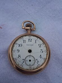 Waltham 14k Gold 6 0/s Pocket Watch(18 grams)