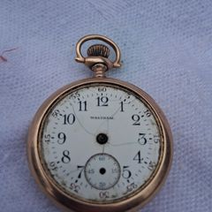 Waltham 14k Gold 6 0/s Pocket Watch(18 grams)