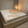 NEW Modern King Ottoman Bed with Padded Headboard & Gas Lift Image 4