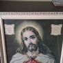 Vintage Religious Framed Picture Image 3