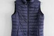 Pre Owned Dunnes Stores Navy Puffer Gilet Bodywarmer